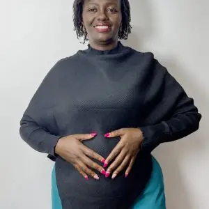 Black Knit Poncho