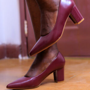Maroon Ti-el Store High Heels