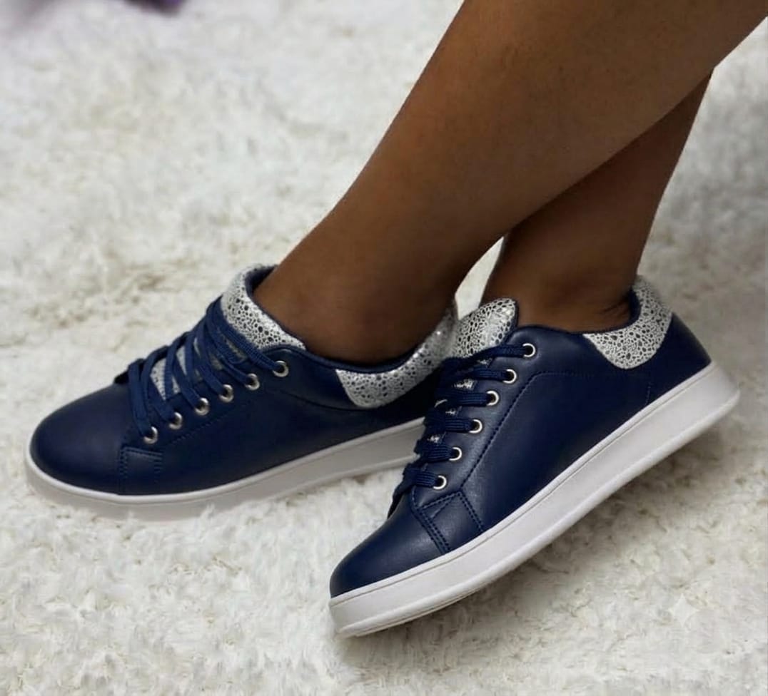 Navy blue Lavie sneakers