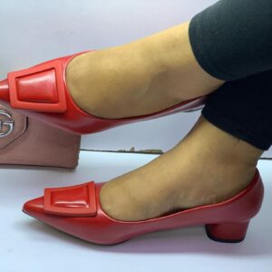 Red Ti-el Store Low Heel