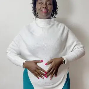 White Knit Poncho